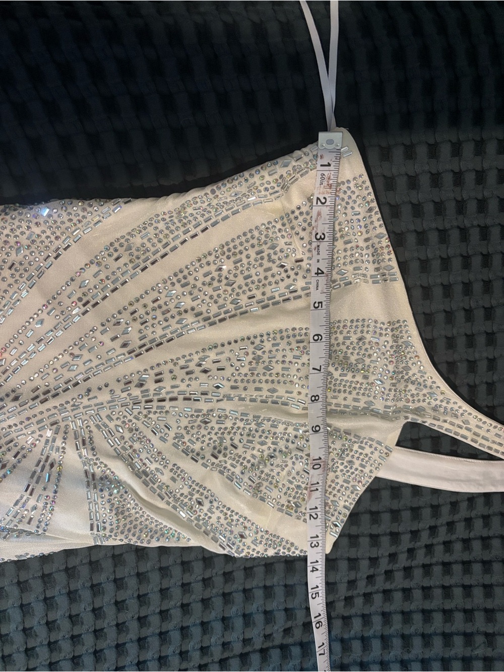 BANJUL Vienna Rhinestone One-Shoulder Maxi Gown size S - Picture 13 of 16